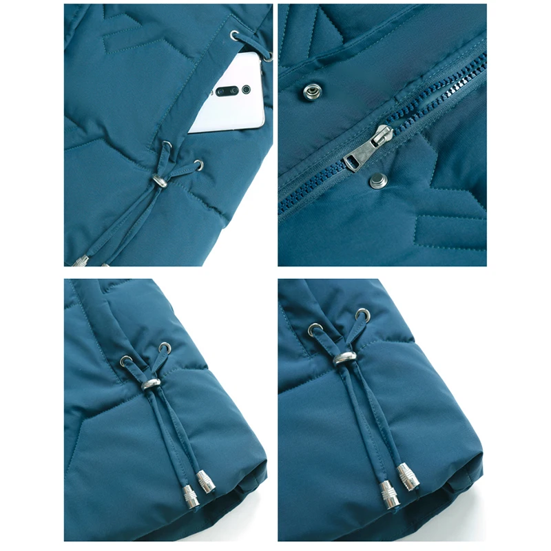 Middle-Aged Elderly Short Fashion Padded Coat Women's Down Padded Jacket Padded Jacket Mother's Thick Winter New Coat