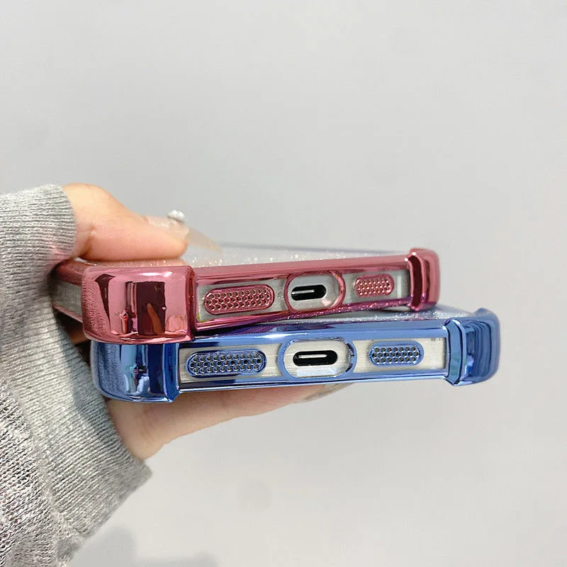 Cute Pink K-Kirbys Plating Case For Xiaomi Redmi 13C 14C 12C 10C 9A K50 Note 13 12 11 10 9 4G 5G Shockproof Anti Fall Cover