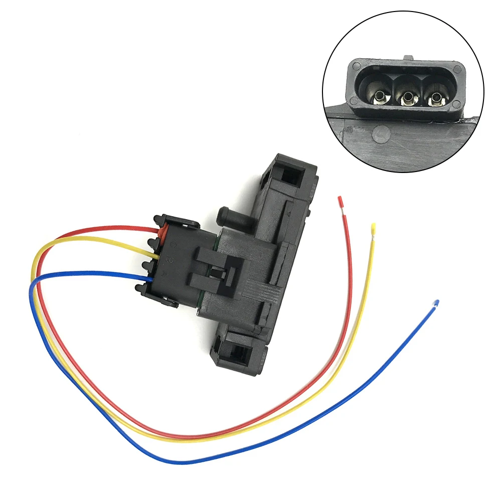 

Brand New Air Pressure Sensor Pressure Turbo 1set 3 Bar Map Replacement Part With Wire For Saab Vauxhall 12223861