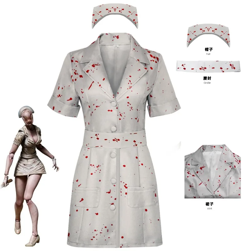 Женское трикотажное платье с завязками в виде зомби