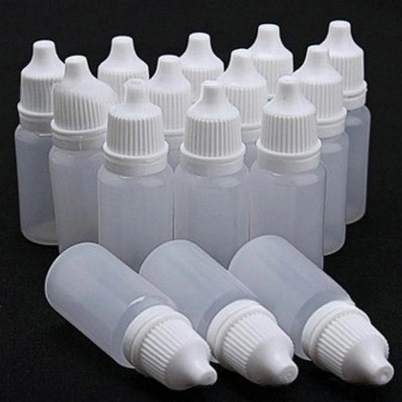

3/5/10/20/30/50/ML PE Liquid Plastic Dropper Bottle Transparent Removable Spout Squeeze Eye Drops Glue Lotion Dispensing Bottles