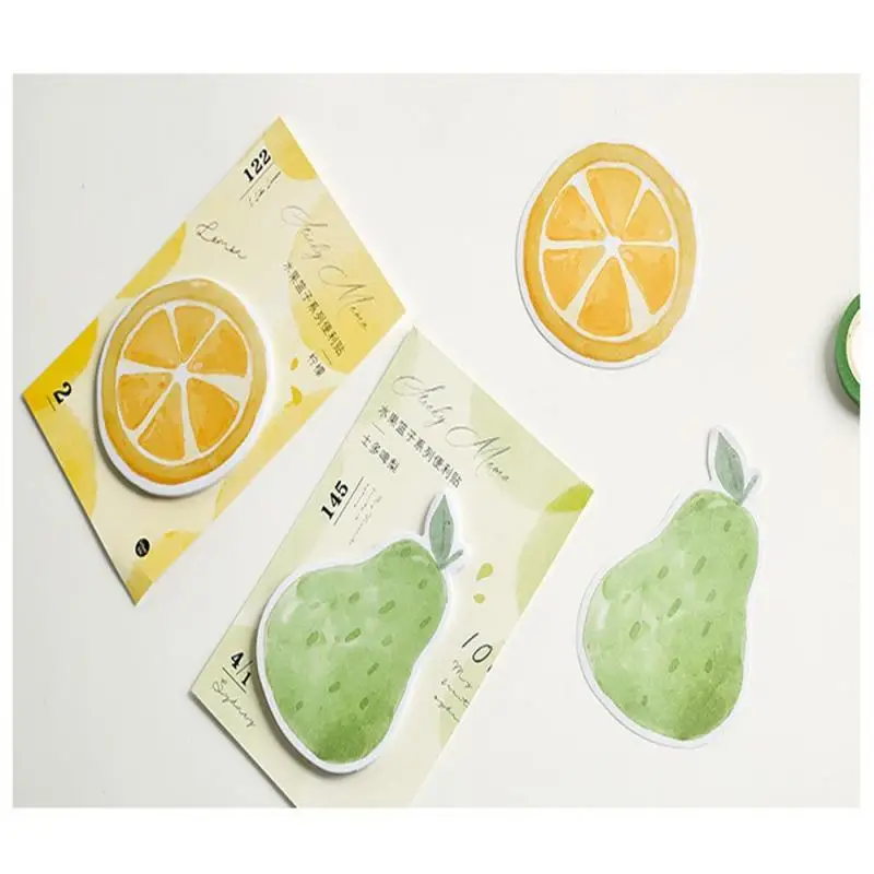 

Примечания, разные стили, блокнот для цифровой печати, простота использования, 30 листов, блокноты, канцелярские товары, фруктовый узор