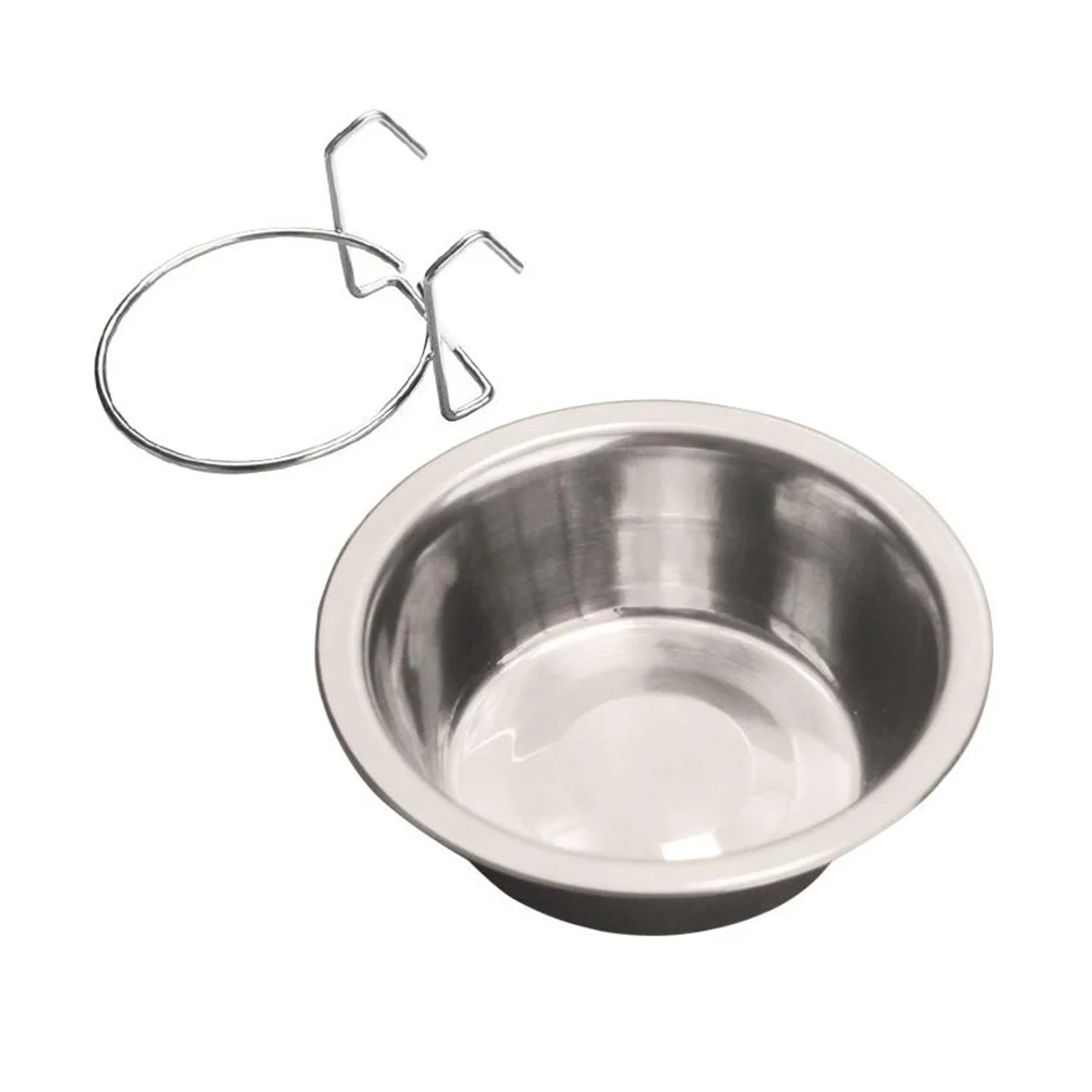 

3PCS Bowl Hanging Puppy Bowl Kennel Cup Parrot Feeding Dish for Cat Rabbit