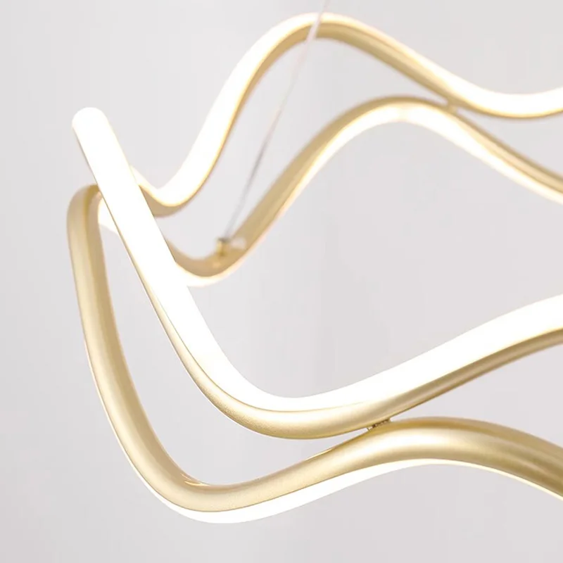 AiPaiTe светодиодный Скандинавская круглая итальянская подвеска золотистая/черная