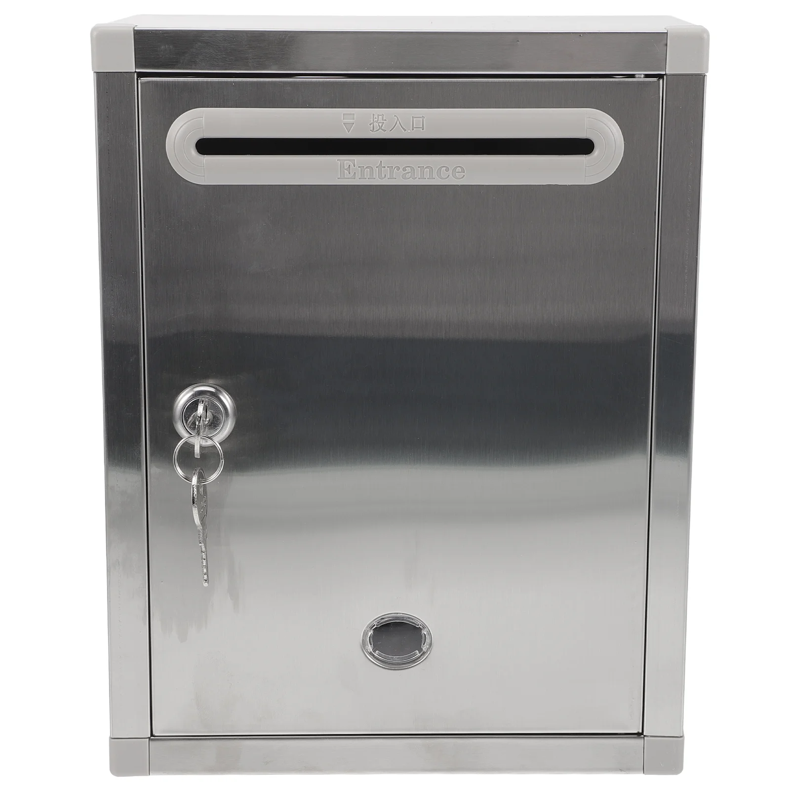 

Box Wall Letter Lock Mailboxballot Deposit Drop Safe Mail Suggestion Mounted Hanging Locking Donation Container Metal Complaint