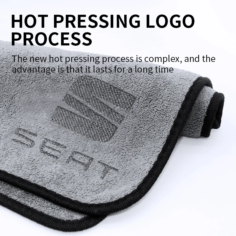 Полотенце из микрофибры для мытья автомобиля салфетка чистки эмблемы сушки Seat Leon