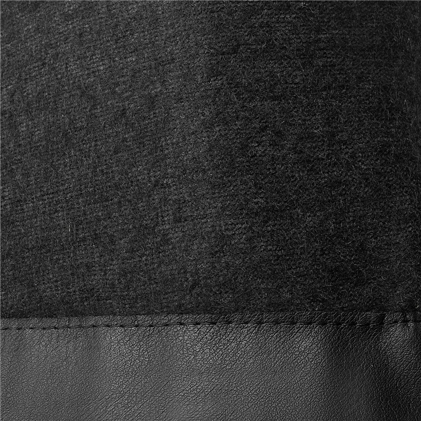 Big Size Women Knee High Boots Black White PU Thin Stiletto Heel Sexy Club Party Office Lady Pointed Toe Plush Zipper Long Boots