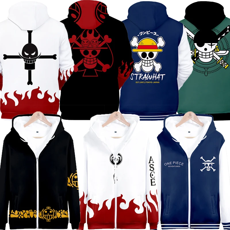 

Women Clothing Anime One Piece Hoodie Spring and Autumn Casual Roronoa ZoroTraeaigar Law Hoodies Fashion Pullover Sweatshirt