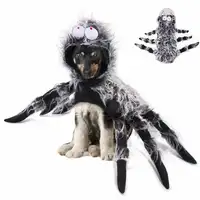 Dog Cat Spider Costumes Pet Halloween Cosplay Funny Spider Costume For Small Medium Large Breeds Dog Halloween Party Decoration