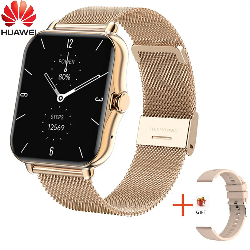 

Huawei Women Smart watch Men Color Screen Full touch Fitness Tracker Bluetooth Call Smart Clock Ladies Smart Watch Women