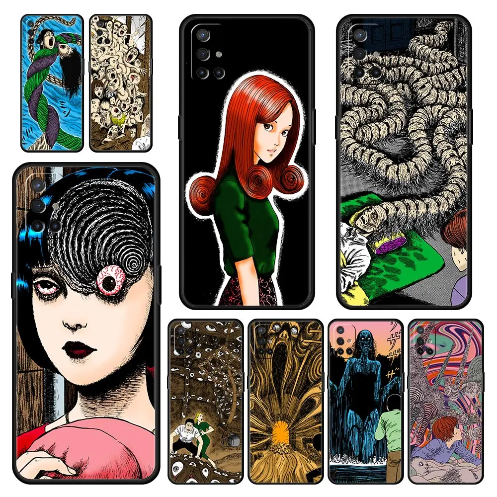 

Anime Junji Ito Terror Horror Phone Case For OnePlus 9 8 7 7T Pro 9RT 9R 8T Nord N100 N200 N10 CE 2 5G Z Soft Black Cover Couqe