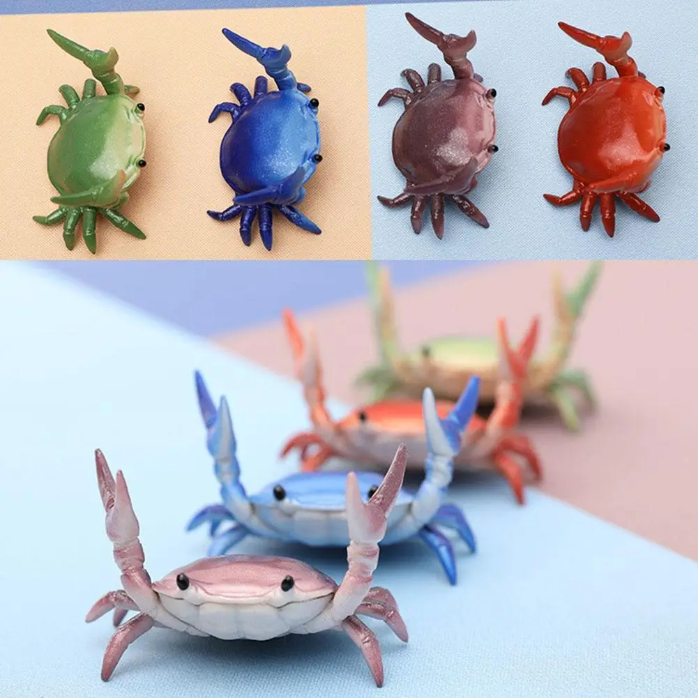 New Japanese Creative Cute Crab Pen Holder Weightlifting Crabs Penholder Bracket Storage Rack Gift Stationery images - 6