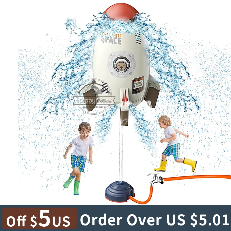 

Rocket Launch Sprinkler Toys for Kids Outdoor Yard Water Sprinkler Hydro Launch Water Rocket Toys Outdoor Water Toys for Kids