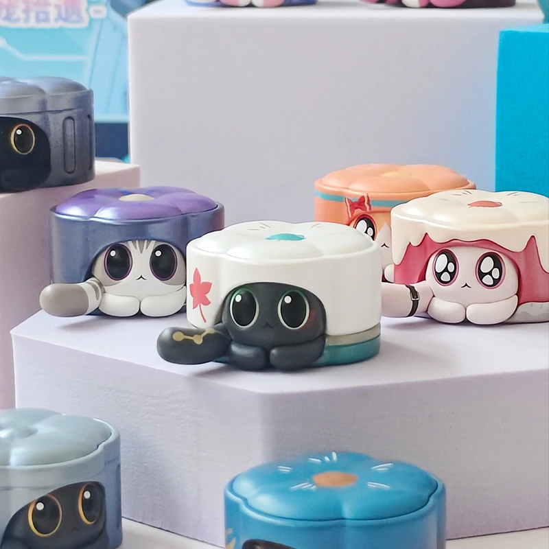 Honkai: Star Rail Series слепая коробка Cat cake Picking up stray pets Коллекционная мини-фигурка Ruan Mei'S