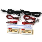 ПК Raspberry Pi USB с нулевой задержкой, кодировщик, печатная плата, набор сделай сам, светодиодная кнопка, джойстик 2,8, 4,8 мм, 5-контактный кабель, аркадные игры