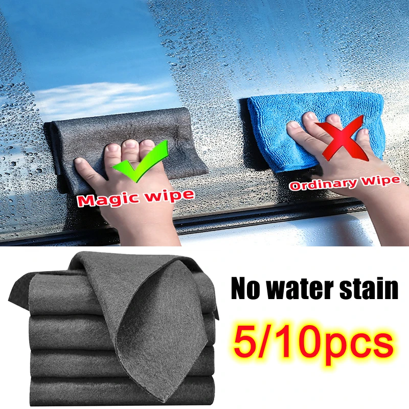 

Thickened Magic Cloth Cleaning Glass Wipes No Water Stains Reusable Microfiber Towels Kitchen Cloths for Windows Glass Cleaning