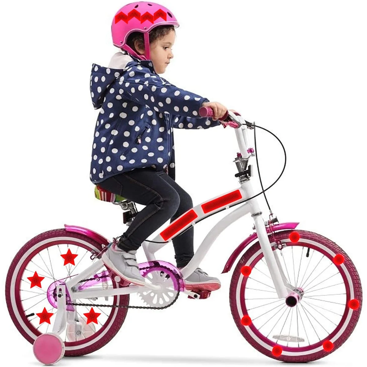 Светоотражающие полосы наклейки водонепроницаемая велосипедная лента