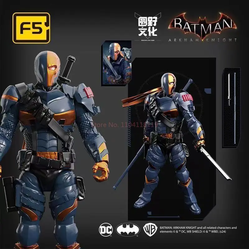 Фото Высокое качество F5 Roundd Culture Batman Series Модель Кукла Arkham Knight Deathstroke Красный Капюшон Настольная Модель Игрушки Кукла Фестиваль Подарок №5