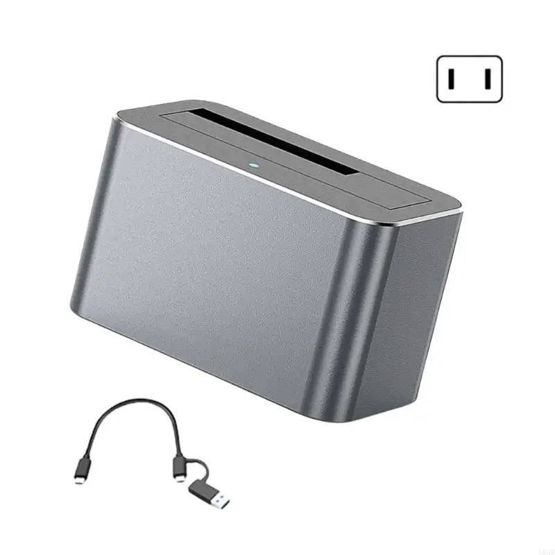 Y8AD Mobile Hard Disk Reader корпус вертикальный USB3.0 5 Гбит / с адаптером 12 В