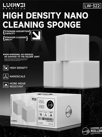 LUOWEI LW-322 нано чистящая губка без выпадения для экрана мобильного телефона печатная плата чистка материнской платы инструменты для ремонта чистящие губки