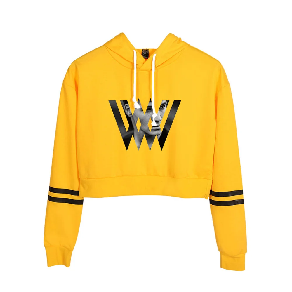 

2022 Wincent Weiss Кепка с поясом, сексуальная толстовка, повседневные трендовые укороченные топы для девочек, одежда в стиле Харадзюку, Модный пуло...