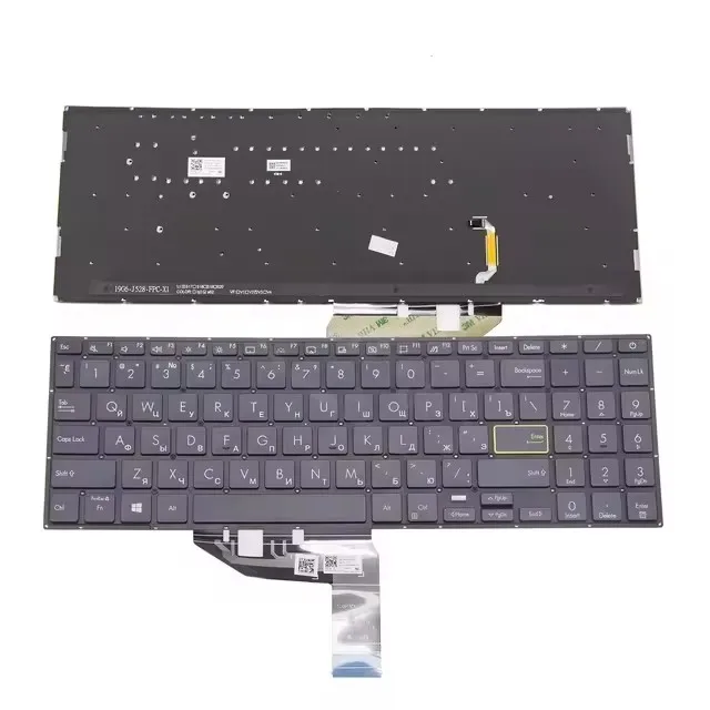 Новая русская клавиатура для Asus VivoBook X513 X513e X513ea X513ep X513eq X513ia Black OKN1-BB4US13 RU Layout