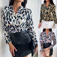 2022 professional printed leopard dress shirt