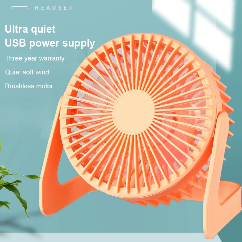 

Summer Air Cooler Portable 360 Degree Rotating Snowflake Fans Mini Adjustable Quiet Operation Electric Fans For Home Office