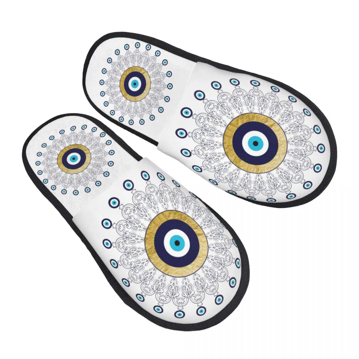 Женские домашние тапочки с эффектом памяти Уютные Тапки из пены Мандала под