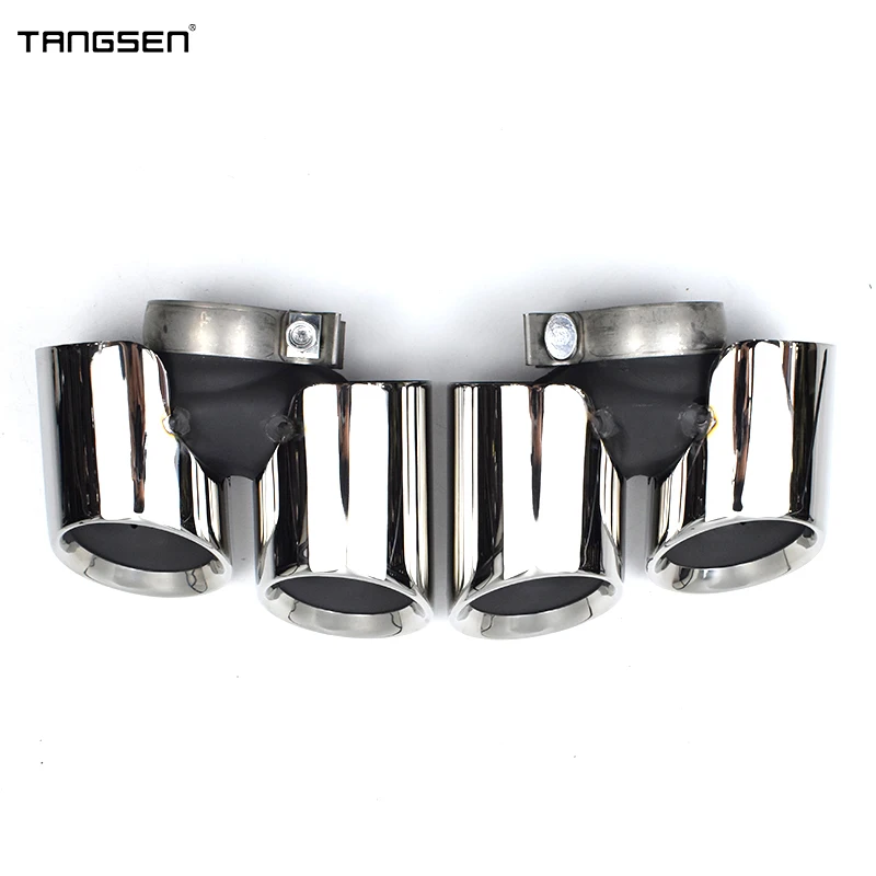 Для Porsche 911 2013-2019 гг. выхлопная труба с квадратным ртом модернизация круглый рот