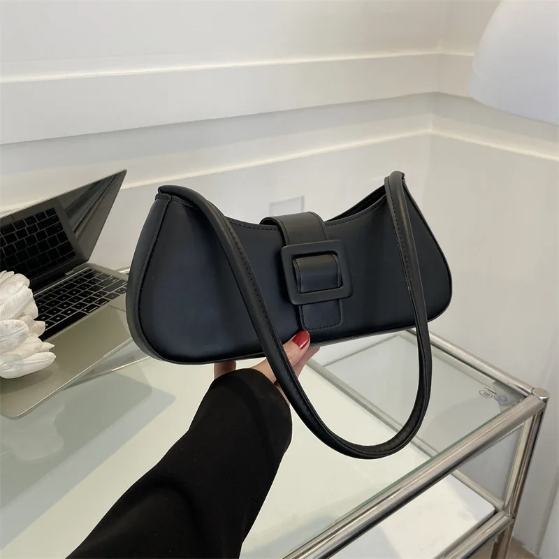 Women's 2023 New Niche Texture French Stick Retro Underarm All-Match One-Shoulder Horizontal Women's Bag