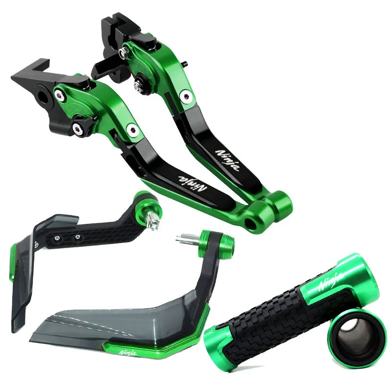 

Motorcycle CNC Brake Clutch Lever Combination Handle Rubber Guard FOR KAWASAKI NINJA250 NINJA300 NINJA400 NINJA 400 250 125/SL