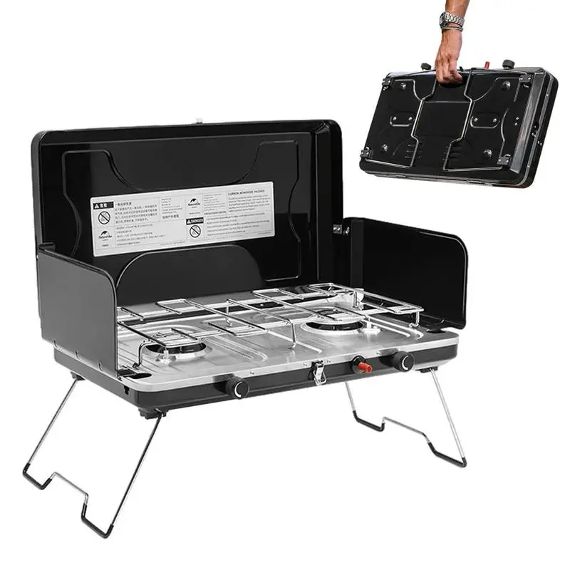 

Double Burner Camp Stove Foldable Gases Camping Stove Outdoor Camping Stove Camp Stove Portable Camping Stove Grill Camping