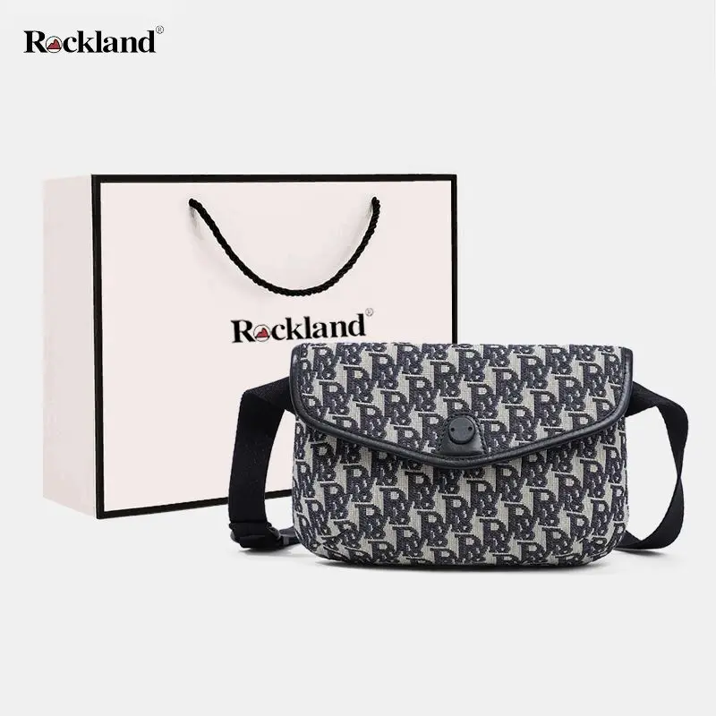 

Сумка Rockland женская с принтом, модный саквояж кросс-боди, тканевый дизайнерский роскошный клатч на плечо, кошельки и сумочки