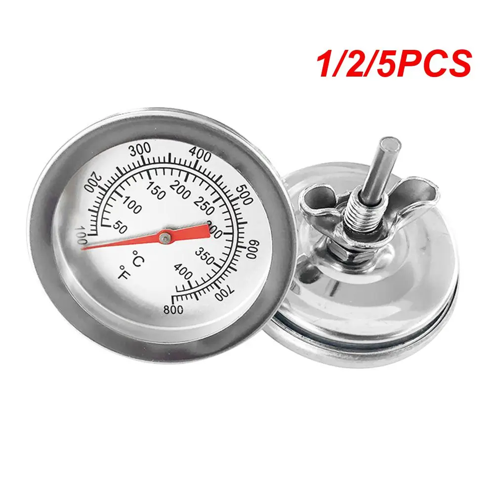 

1/2/5PCS Household Safety Grill Thermometer Solid Accessories Cooking Kitchen Stainless Steel Precise Durable Small Portable
