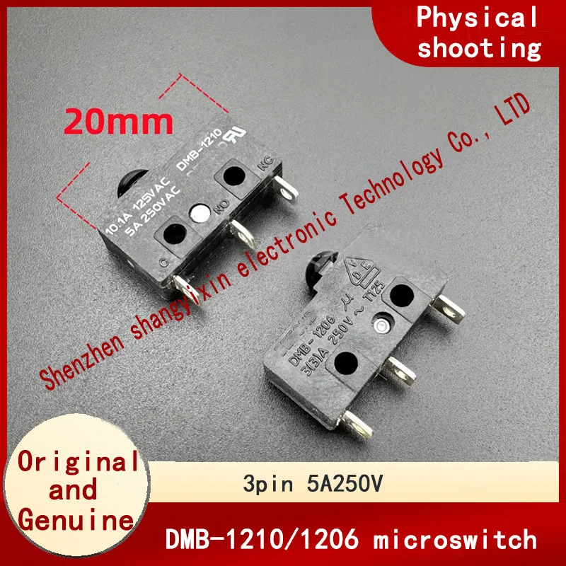 Оригинальный микропереключатель с грибовидной головкой DMB-1210/DMB-1206 сброс