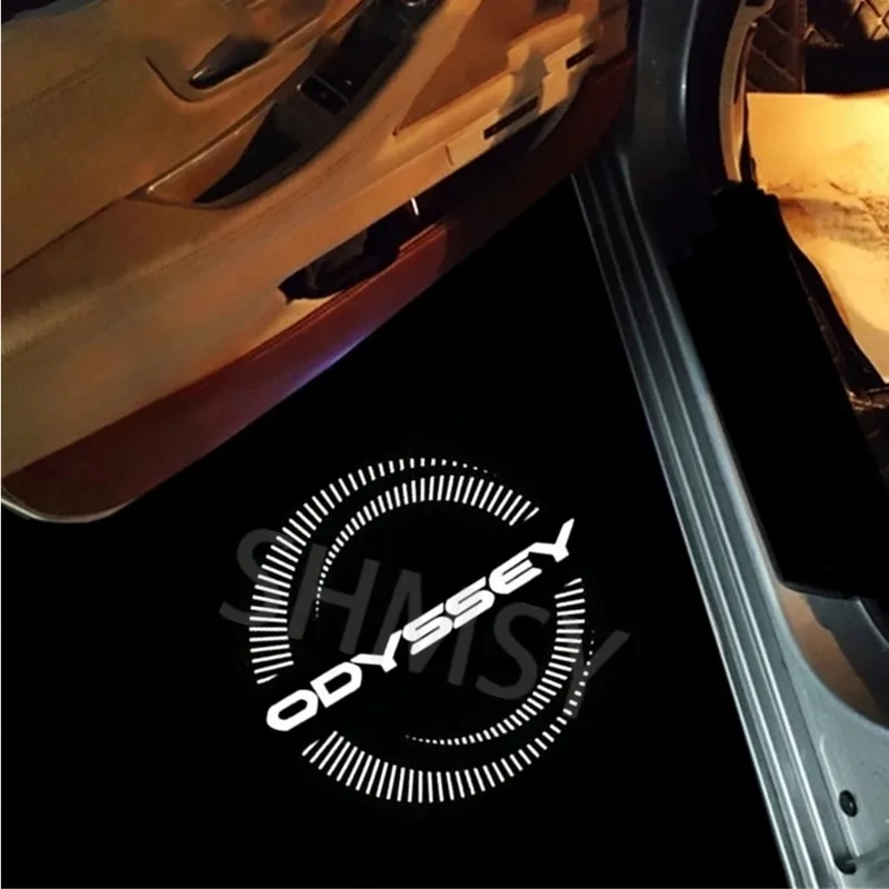 2 шт. автомобильный светодиодный дверной проектор, лампа приветствия, светодиодный светильник для Honda Odyssey RB1 RB2 RB3 RB4 2004-2018 (Odysey 2007 не подходит)