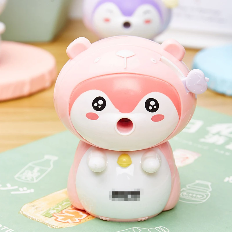 

Manual foxCreative Cartoon cute sharpener manual pencil sharpener korean stationery kids school supplies
