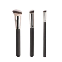 3pcs facial brush detail concealer makeup brush foundation make up cosmetics blusher bb cream professional contour beauty tool