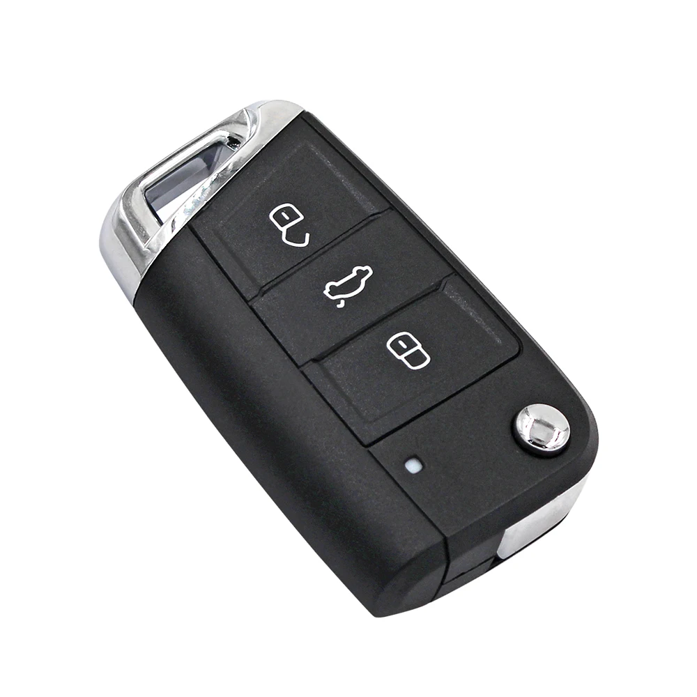 3-кнопочный дистанционный ключ от автомобиля 433 МГц ID48 чип MQB Sytem для Golf MK7 Skoda Octavia A7