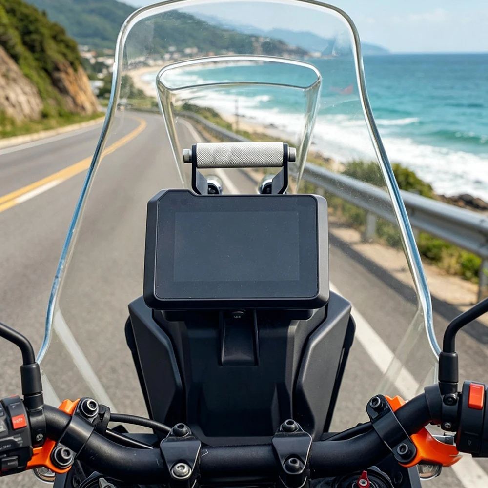 Фото Для мотоциклов 390 Adventure/X 390ADV 390X 2025-2026: Новые аксессуары, держатель для телефона, кронштейн для GPS-навигатора №4