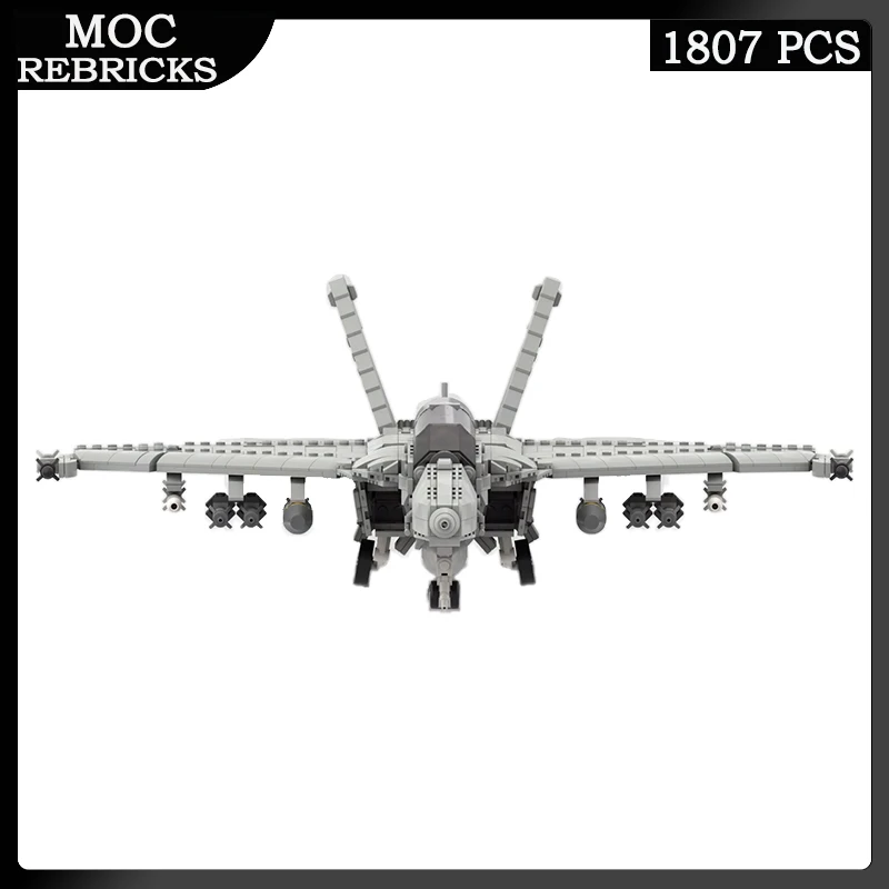 Серия армейских оружий WW2 Боинг F/A-18F Fighter MOC- 112205 Строительные блоки модель DIY хит