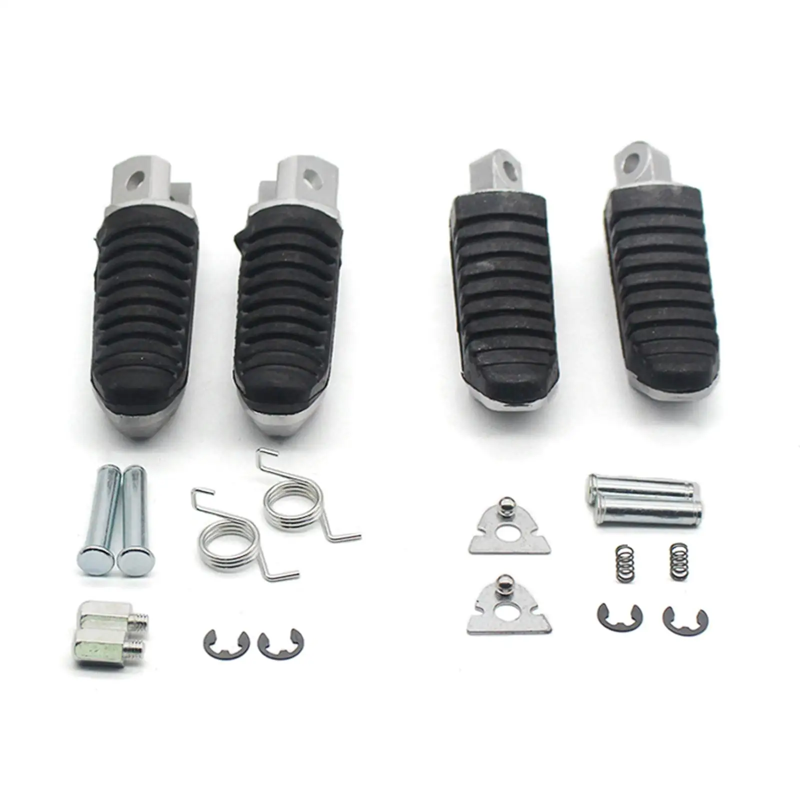 

Aluminum Motorcycle Foot Pegs Foot Rest Pedals Fit for , Durable & Stable