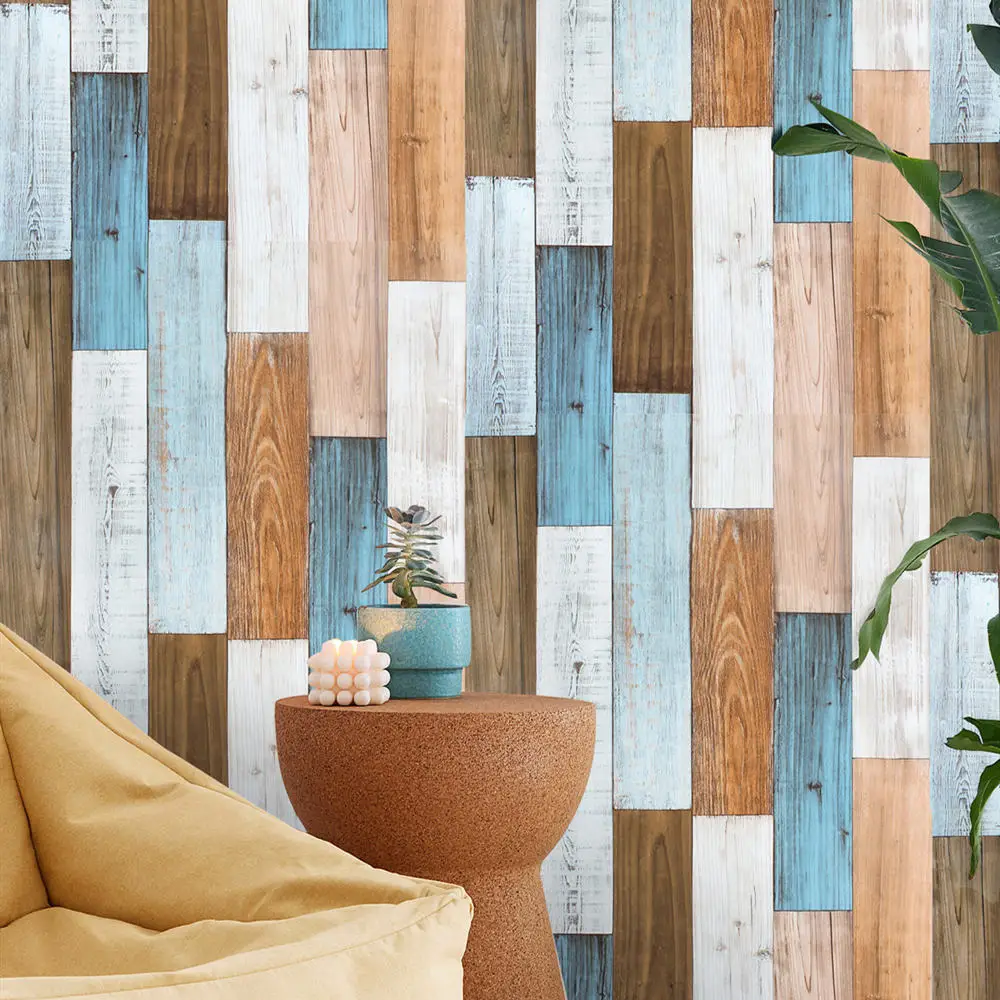 

Peel & Stick Wallpaper Wood Panels Removable Stickers Furniture Upholstery Papel De Parede 3d Contact Paper Home Decor