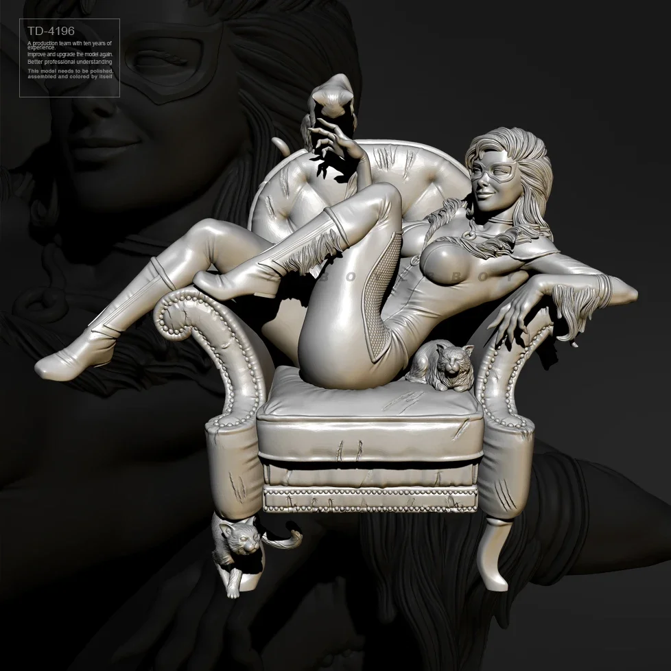 

50mm 75mm Resin model kits figure beauty colorless and self-assembled （3D Printing ） TD-4196