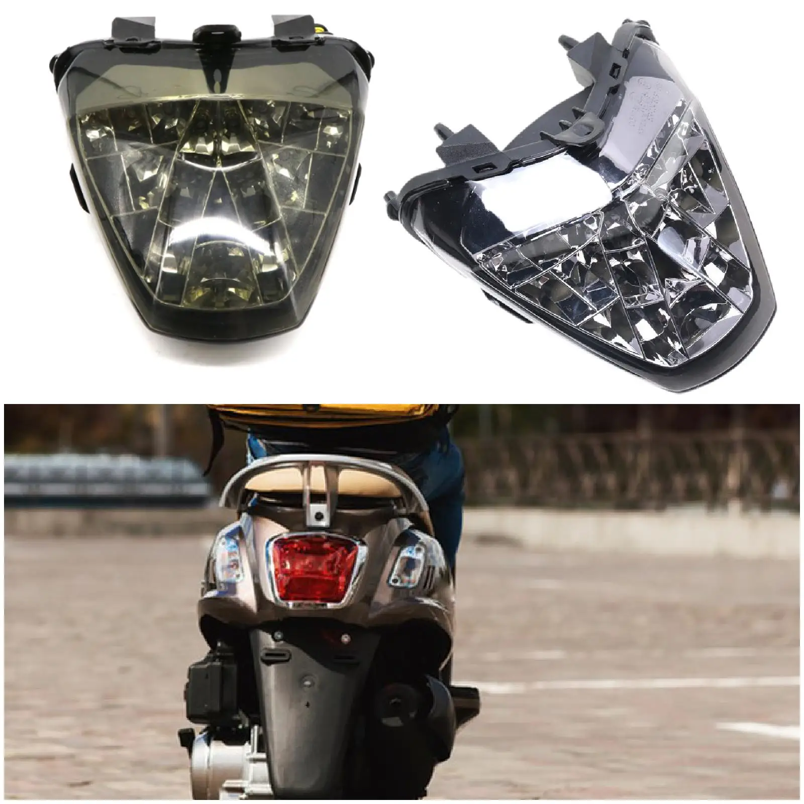 Светодиодный задний фонарь для мотоцикла индикатор езды стоп-сигнал CB300F