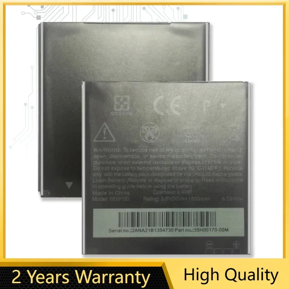 BI39100 Аккумулятор для HTC G21 Sensation XL X315 X315E G20 Rhyme S510b X315b PI39110 Runnymede Titan I 1600 мАч