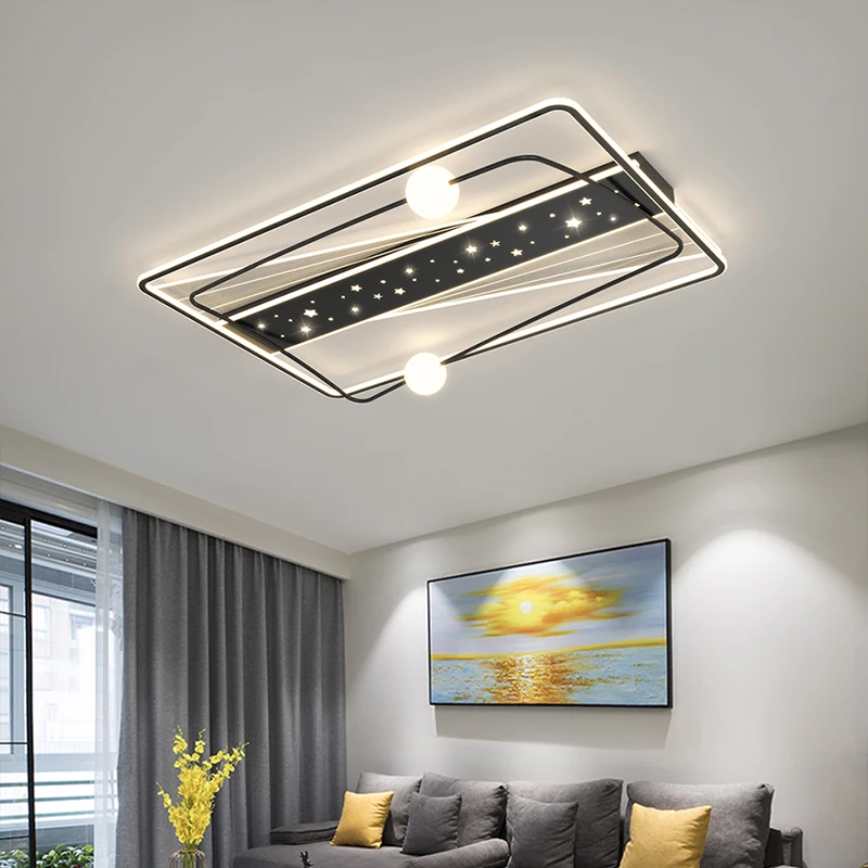 Modern Led Ceiling Lights for Living Room Kitchen Bedroom Aisle Lustre Ceiling Lamp Home Fixture Interior Lighting 60w-120w
