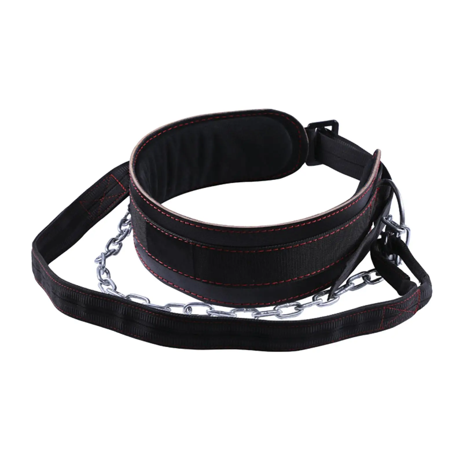 

PU Load Waist Strap with Lifting Chain Body Building Weight Lifting Chain