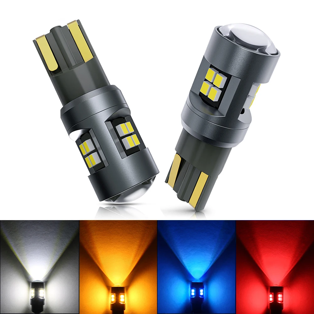 2X новейший W5W LED T10 194 Автомобильные фары высокой мощности 3030 SMD Canbus без ошибок